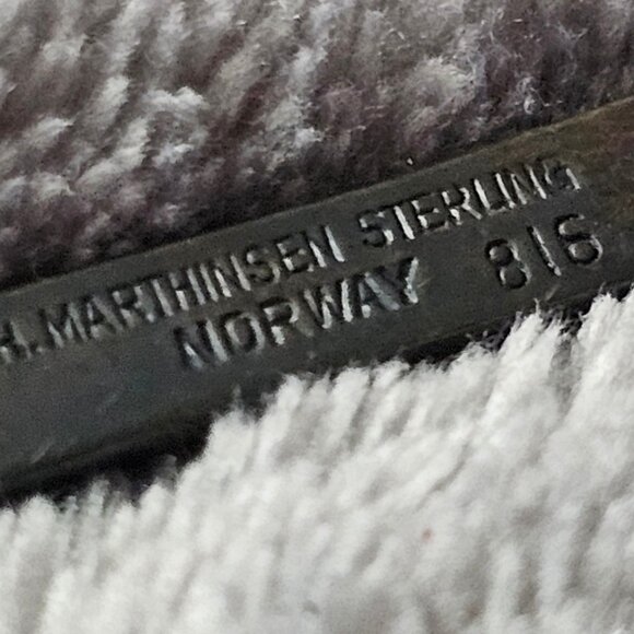 Vintage Th Marthinsen Norway Spoon Sterling Silver 816 - Picture 3 of 4